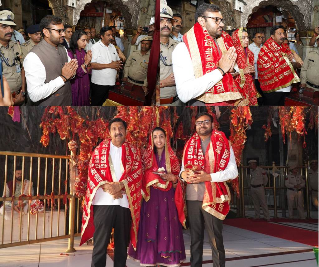 Deputy Chief Minister Mukesh Agnihotri paid obeisance at the Chintpurni Temple